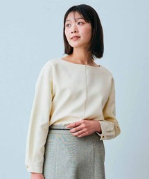 IEDIT ブラウスライクに上品見えする 抗菌防臭こなれデザイントップス