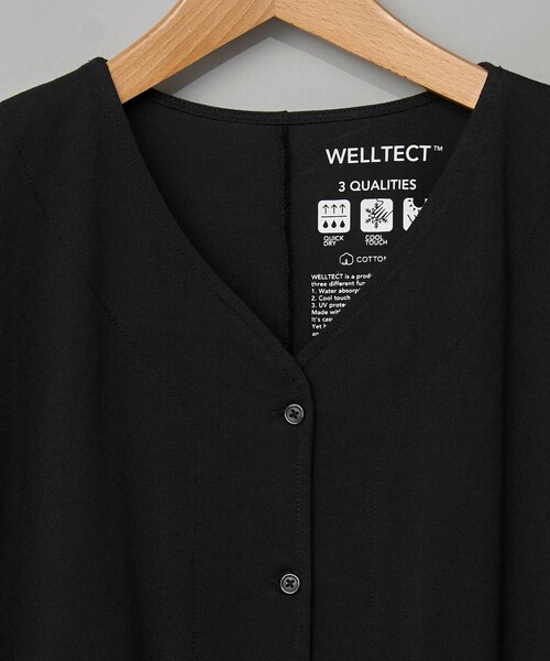 coen（コーエン）の「【WELLTECT】ウエストギャザーサロペット（サロペット/オーバーオール・レディース・オリーブ/ブラック・L/M）」の19枚目の写真