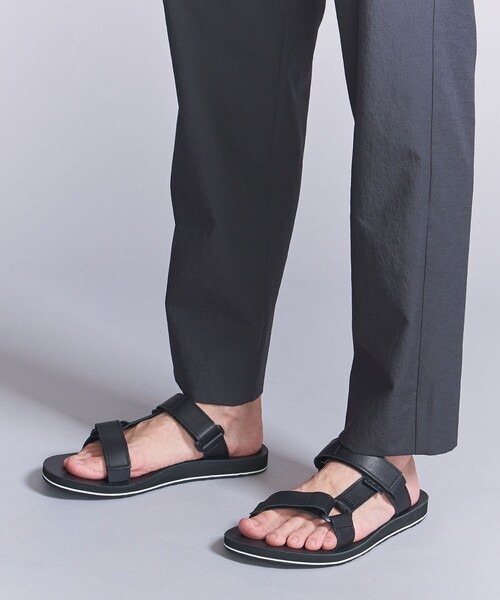 ☆美品☆ 【別注】 レザー TEVA ユニバーサル スライド Teva（テバ）の「【別注】 ＜TEVA＞ ユニバーサル スライド レザー