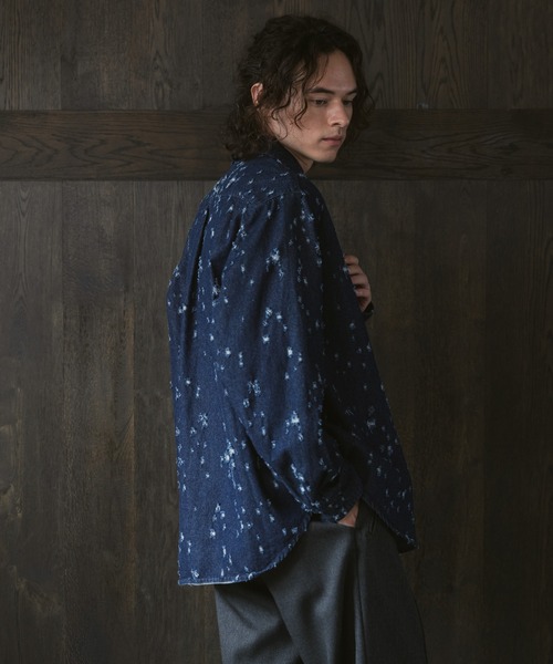 CASPER JOHN（キャスパージョン）の「Damage denim shirts/ダメージ