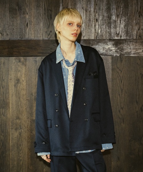 CASPER JOHN（キャスパージョン）の「Damage denim shirts/ダメージ