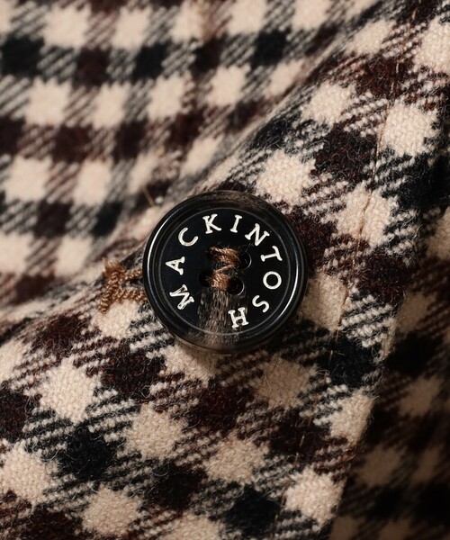 MACKINTOSH / 別注 BALFIELD ウール ガンクラブチェック ラグラン