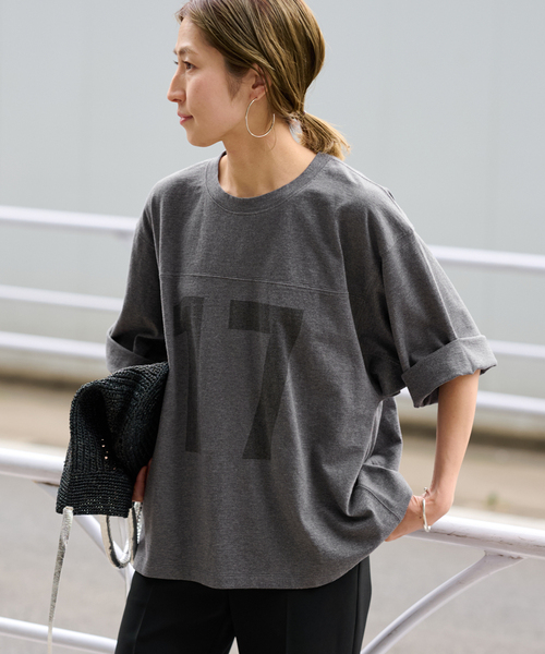 フレームワーク　プリントT フレームワーク FRAMeWORK ≪≫LOGOプリントTシャツ （ブラック