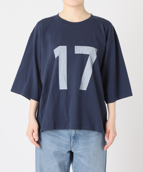 FRAMeWORK フレームワーク　ナンバープリントTEE Tシャツ　ロゴＴ ナンバープリントTEE（Tシャツ/カットソー）｜FRAMeWORK
