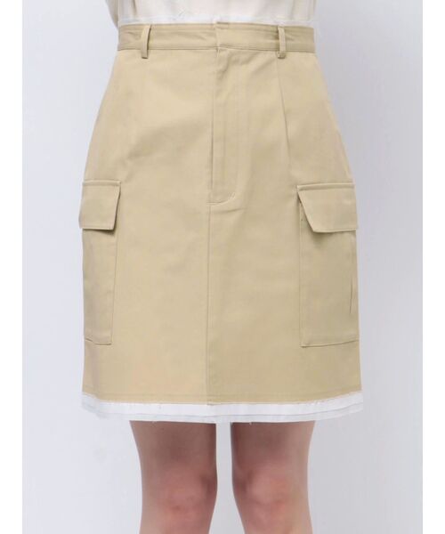 Ungrid（アングリッド）の「デザインミニスカート（スカート・レディース・チャコールグレー/ベージュ・SMALL/MEDIUM）」の18枚目の写真