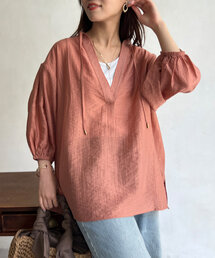Chez toi | 袖ボリュームシアースキッパーブラウス(シャツ/ブラウス)