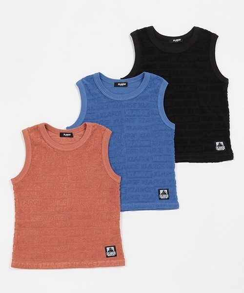 XLARGE KIDS（エクストララージキッズ）の「パイルロゴジャガードタンクトップ（タンクトップ・キッズ・ブラック/ブルー/ブラウン・90cm/100cm/110cm/120cm/130cm/140cm）」の10枚目の写真