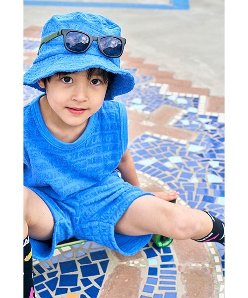 XLARGE KIDS（エクストララージキッズ）の「パイルロゴジャガードタンクトップ（タンクトップ・キッズ・ブラック/ブルー/ブラウン・90cm/100cm/110cm/120cm/130cm/140cm）」の12枚目の写真