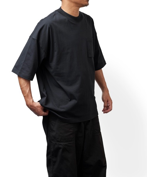 beruf baggage(ベルーフバゲッジ)の「【beruf baggage / ベルーフバゲージ】【GEARED】 COMFY S/S WIDE TEE コンフィ ワイド 半袖Tシャツ(Tシャツ/カットソー・メンズ・ブラック/グレー/ネイビー/ホワイト・FREE)」の7枚目の写真