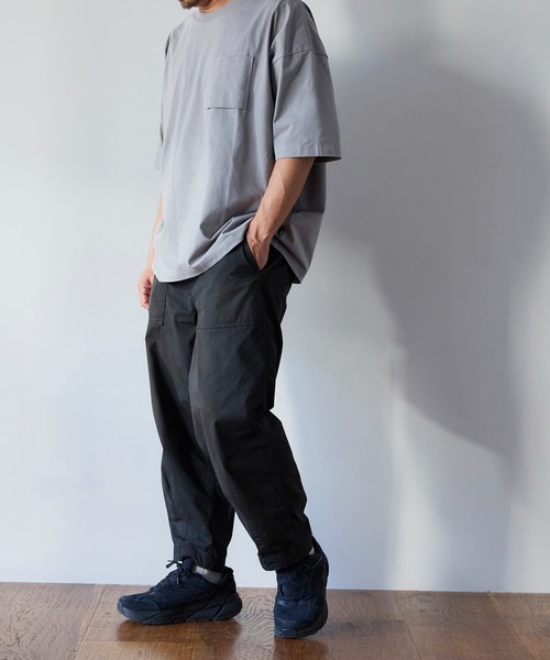beruf baggage(ベルーフバゲッジ)の「【beruf baggage / ベルーフバゲージ】【GEARED】 COMFY S/S WIDE TEE コンフィ ワイド 半袖Tシャツ(Tシャツ/カットソー・メンズ・ブラック/グレー/ネイビー/ホワイト・FREE)」の12枚目の写真