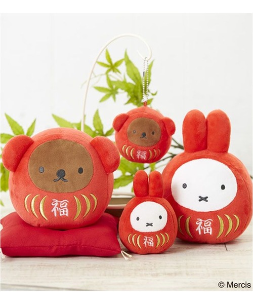 Miffy( ミッフィー)の「ミッフィー 福だるまS ぬいぐるみ SEKI(おもちゃ・メンズ・マルチ・FREE)」の3枚目の写真