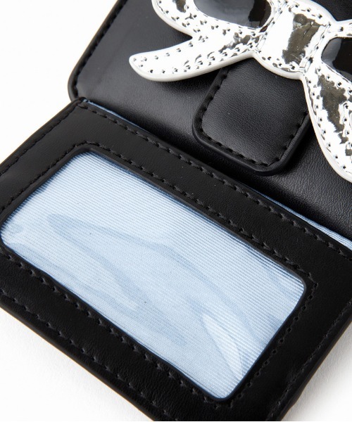 Casselini（キャセリーニ）の「Casselini(キャセリーニ)モチーフカードケース（カードケース・レディース・ブラック/ゴールド/シルバー/ピンク/ネイビー・FREE）」の10枚目の写真