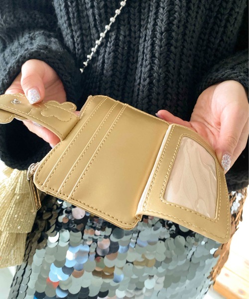 Casselini（キャセリーニ）の「Casselini(キャセリーニ)モチーフカードケース（カードケース・レディース・ブラック/ゴールド/シルバー/ピンク/ネイビー・FREE）」の14枚目の写真