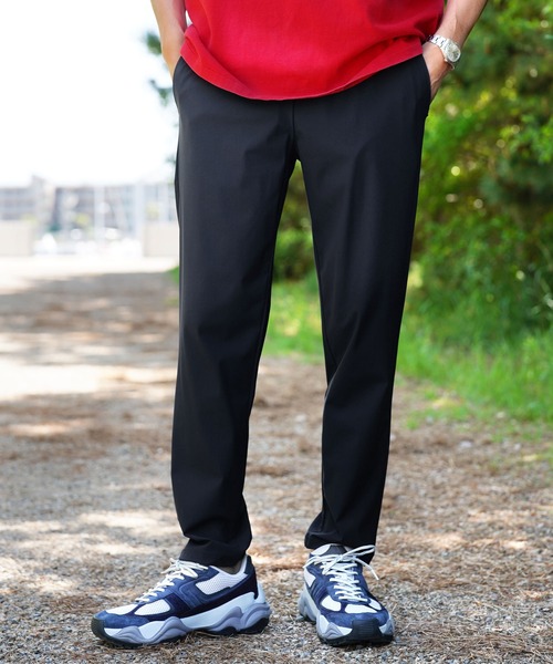 jiggys shop(ジギーズショップ)の「接触冷感ストレッチテーパードイージーパンツ(その他パンツ・メンズ・ネイビー/ブラック/チャコールグレー・MEDIUM/LARGE/X-LARGE)」の3枚目の写真