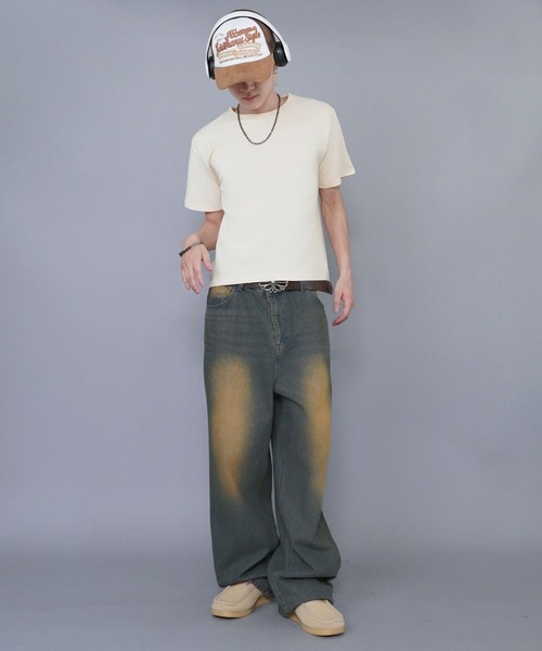 【みっちゃん様】伊太利屋 デニム パンツ 7号 インディゴ 定価48300円 2xl/丈選択] セミワイドデイリーデニムパンツ | ファッション