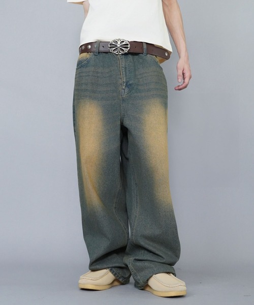 OLD JOE シンチバックヴィンテージ加工デニムパンツ 36 OLD JOE シンチバックヴィンテージ加工デニムパンツ 36 - メルカリ