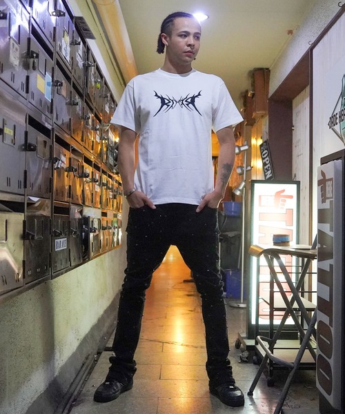 【RIPPER】センタースクリプト Tシャツ / Center Script T-Shirt（Tシャツ/カットソー）｜RIPPER（リッパー） mdprevattcaulkingandwaterproofing.com