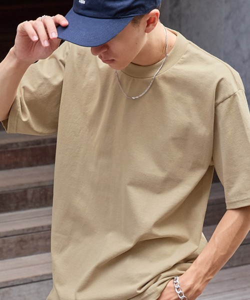 PRO CLUB （プロクラブ）の「PRO CLUB Heavyweight  T-SHIRTS/プロクラブ 6.5オンス ヘビーウェイト クルーネック 半袖Tシャツ（Tシャツ/カットソー・メンズ・グレー/ホワイト/ベージュ/ネイビー/ブラック/チャコール・XL/L/M/S）」の7枚目の写真