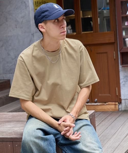 PRO CLUB （プロクラブ）の「PRO CLUB Heavyweight  T-SHIRTS/プロクラブ 6.5オンス ヘビーウェイト クルーネック 半袖Tシャツ（Tシャツ/カットソー・メンズ・グレー/ホワイト/ベージュ/ネイビー/ブラック/チャコール・XL/L/M/S）」の8枚目の写真