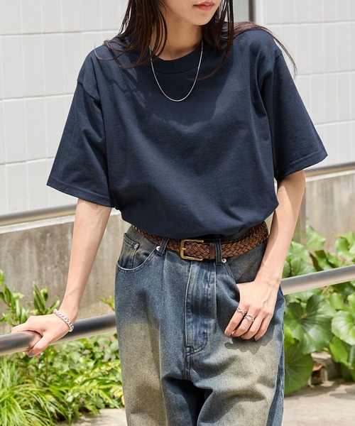 PRO CLUB （プロクラブ）の「PRO CLUB Heavyweight  T-SHIRTS/プロクラブ 6.5オンス ヘビーウェイト クルーネック 半袖Tシャツ（Tシャツ/カットソー・メンズ・グレー/ホワイト/ベージュ/ネイビー/ブラック/チャコール・XL/L/M/S）」の12枚目の写真