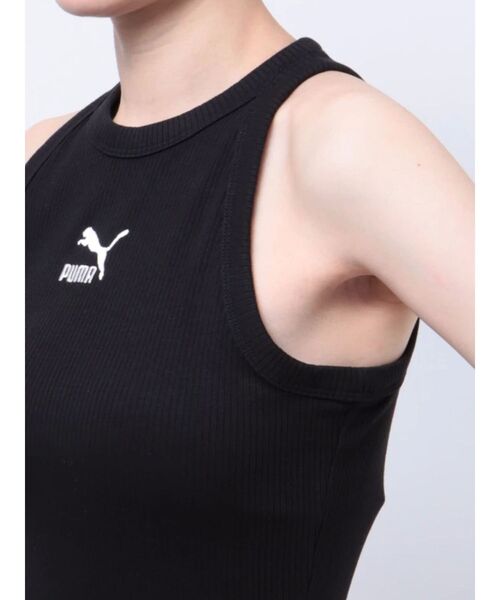 PUMA（プーマ）の「【PUMA】CLASSICSリブスリムタンクトップ（タンクトップ・レディース・ホワイト/ブラック・FREE）」の11枚目の写真