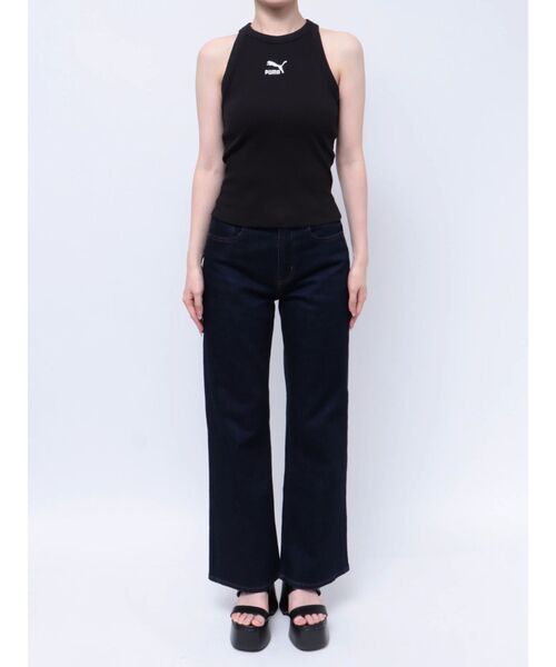 PUMA（プーマ）の「【PUMA】CLASSICSリブスリムタンクトップ（タンクトップ・レディース・ホワイト/ブラック・FREE）」の8枚目の写真