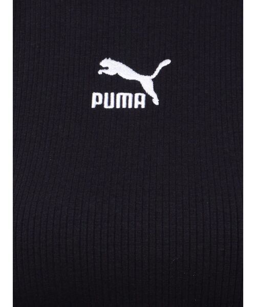 PUMA（プーマ）の「【PUMA】CLASSICSリブスリムタンクトップ（タンクトップ・レディース・ホワイト/ブラック・FREE）」の6枚目の写真