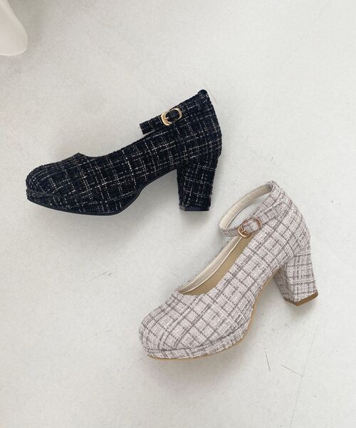 MAJESTIC LEGON（マジェスティックレゴン）の「ふかふかクッションパンプス（パンプス・レディース・グレイッシュベージュ/ブラック/ブラック系その他2/ブラック系その他/ネイビー/アイボリー/ホワイト系その他2/ブラック系その他3・SMALL/MEDIUM/LARGE/X-LARGE/XXL）」の18枚目の写真