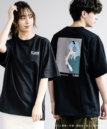 Rocky Monroe | アニメコラボ 限定 オリジナルイラスト  転生したらスライムだった件 「リムル」オーバーサイズバックプリント半袖Tシャツ/カットソー(Tシャツ/カットソー)