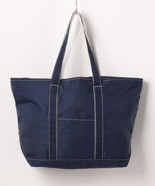 ＪＵＧＬＡＮＳ（ユグランス）の「【SPALDING】COLLEGE TOTE BAG / スポルディング 底面ロゴ トートバッグ（トートバッグ・メンズ・ブラック/ネイビー/ワイン・FREE）」の4枚目の写真