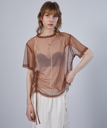 ELOOPS（イーループス）の「【ELOOPS】4WAY レイヤード シアートップスセット・Tシャツ・タンクトップ（Tシャツ/カットソー）」