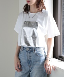 MAISON BREEZE | 【MAISON BREEZE】箔プリント Tシャツ 224-561-2861 DTK(Tシャツ/カットソー)