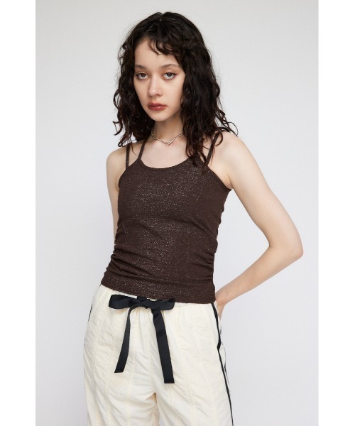 gajess ラメキャミソール Glitter Camisole Glitter Camisole