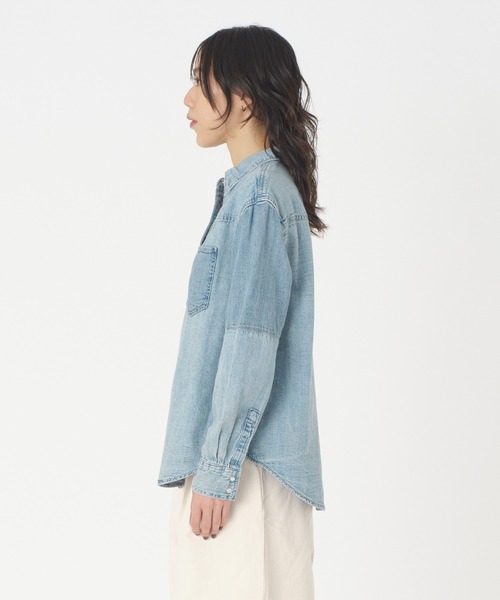Levi's（リーバイス）の「Levi's/リーバイス TEODORA WESTERN SHIRT *CLEAN C（シャツ/ブラウス・レディース・ブルー・M/S/XS）」の2枚目の写真