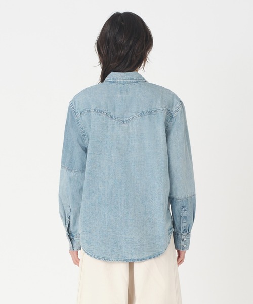 Levi's（リーバイス）の「Levi's/リーバイス TEODORA WESTERN SHIRT *CLEAN C（シャツ/ブラウス・レディース・ブルー・M/S/XS）」の3枚目の写真