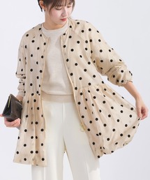 PICCIN PERLA（ピッチンペルラ）の「フロッキードットシアーブルゾン（ブルゾン）」