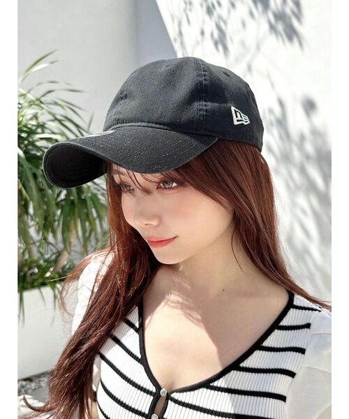 RESEXXY（リゼクシー）の「【NEWERA】ベーシックロゴキャップ（キャップ・レディース・ブルー/ブラック/アイボリー・FREE）」の4枚目の写真