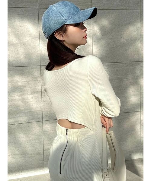 RESEXXY（リゼクシー）の「【NEWERA】ベーシックロゴキャップ（キャップ・レディース・ブルー/ブラック/アイボリー・FREE）」の7枚目の写真