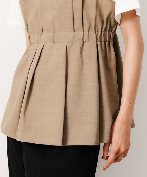 OPAQUE.CLIP(オペークドットクリップ)の「◆ビスチェドッキングカットソー【洗濯機洗い可】(Tシャツ/カットソー・レディース・グレー系4/ブラック系4/ベージュ系4・38/40/42)」の21枚目の写真