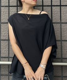 Rouge vif | アシメトリースリーブブラウス(シャツ/ブラウス)