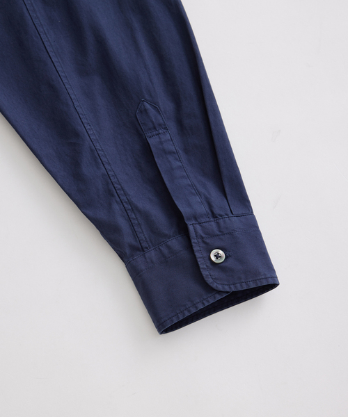 ADAM ET ROPE'(アダムエロペ)の「ガーメントダイ オーバーサイズ レギュラーカラー シャツ / ロングシーズン着用可能(シャツ/ブラウス・メンズ・ネイビー/ライトグレー/ベージュ系その他・L/M)」の7枚目の写真
