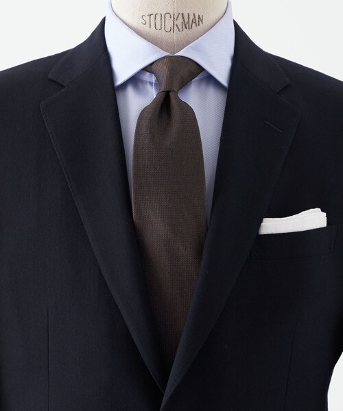 green label relaxing(グリーンレーベルリラクシング)の「GLR ジャパンヴィンテージ 8.0cm ソリッド ネクタイ(ネクタイ・メンズ・ロイヤルブルー/オレンジ/ベージュ/オリーブ/ダークグレー/ワインレッド/ダークブラウン/ネイビー・FREE)」の2枚目の写真