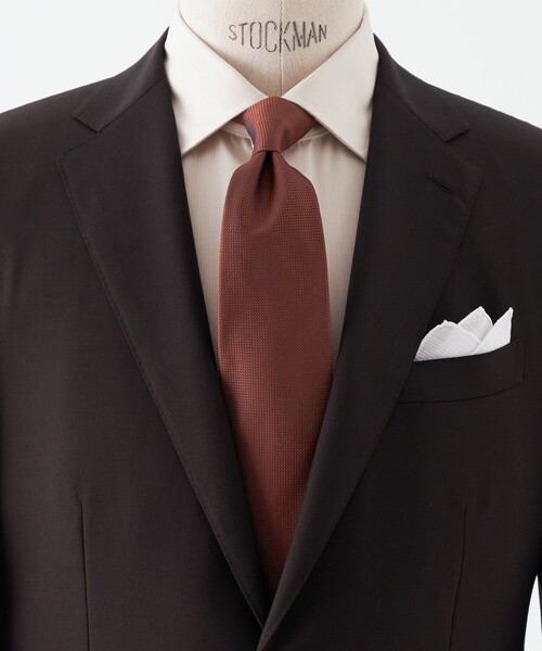 【セール】GLR ジャパンヴィンテージ 8.0cm ソリッド ネクタイ（ネクタイ）｜green label relaxing（グリーンレーベルリラクシング）