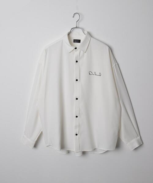 LUCY(ルーシー)の「LUCY/アムンゼンワンポイントBIGシャツ(シャツ/ブラウス・メンズ・ホワイト/サックスブルー/ブラック・MEDIUM/LARGE)」の20枚目の写真