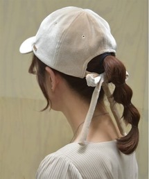 axes femme | バックリボンベロアキャップ(キャップ)