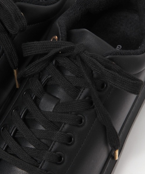 GLOBAL WORK(グローバルワーク)の「エアかるコートスニーカー/135742(スニーカー・レディース・ブラック/アイボリー/シルバー/ブラック×ブラック/グレー・LARGE/MEDIUM/SMALL)」の11枚目の写真