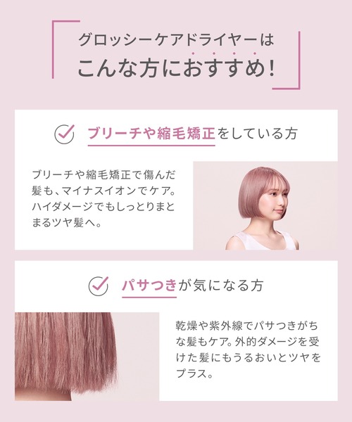 SALONIA サロニア グロッシーケアドライヤー（美容器具