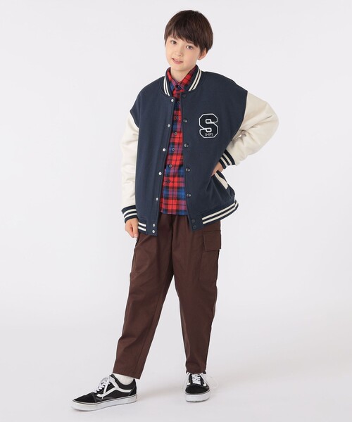 SHIPS(シップス)の「SHIPS KIDS:140~160cm / バルーン カーゴ パンツ(カーゴパンツ・キッズ・ブラウン系その他/オリーブ・160/140/150)」の3枚目の写真