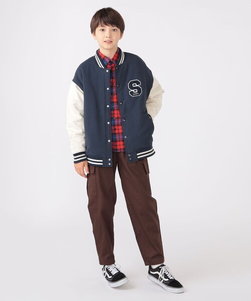 SHIPS(シップス)の「SHIPS KIDS:140~160cm / バルーン カーゴ パンツ(カーゴパンツ・キッズ・ブラウン系その他/オリーブ・160/140/150)」の4枚目の写真