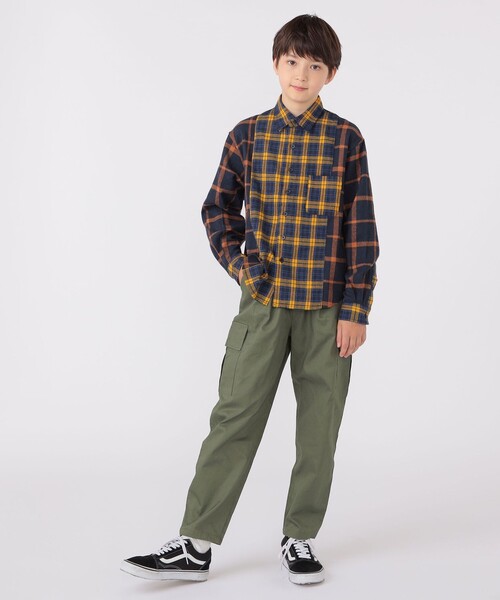 SHIPS(シップス)の「SHIPS KIDS:140~160cm / バルーン カーゴ パンツ(カーゴパンツ・キッズ・ブラウン系その他/オリーブ・160/140/150)」の5枚目の写真